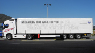 Blachenbeschriftung Volvo