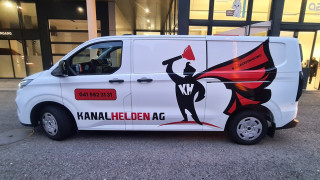 Fahrzeugbeschriftung Kanalhelden AG
