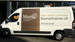 Fahrzeugbeschriftung Blum Schreiner