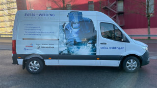 Fahrzeugbeschriftung Swiss Welding