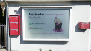 Fensterbeschriftung Nagelzauber