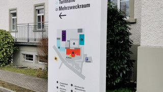 Stele Arealorientierung Schulen Mariazell