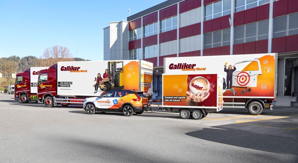 Fahrzeugflotte Driver Academy Galliker Transport AG